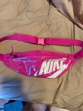 Nike Hot Pink Waist Pack with White Logo